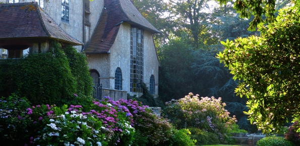 Le Bois des Moutiers, jardin, maison